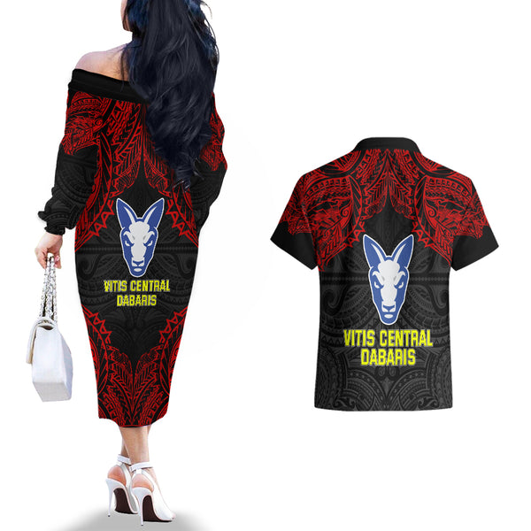 Custom Vitis Central Dabaris Rugby Hoodie Papua New Guinea Polynesian Tattoo LT03 main image 1