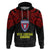 Vitis Central Dabaris Rugby Hoodie Papua New Guinea Polynesian Tattoo LT03 Red - Polynesian Pride