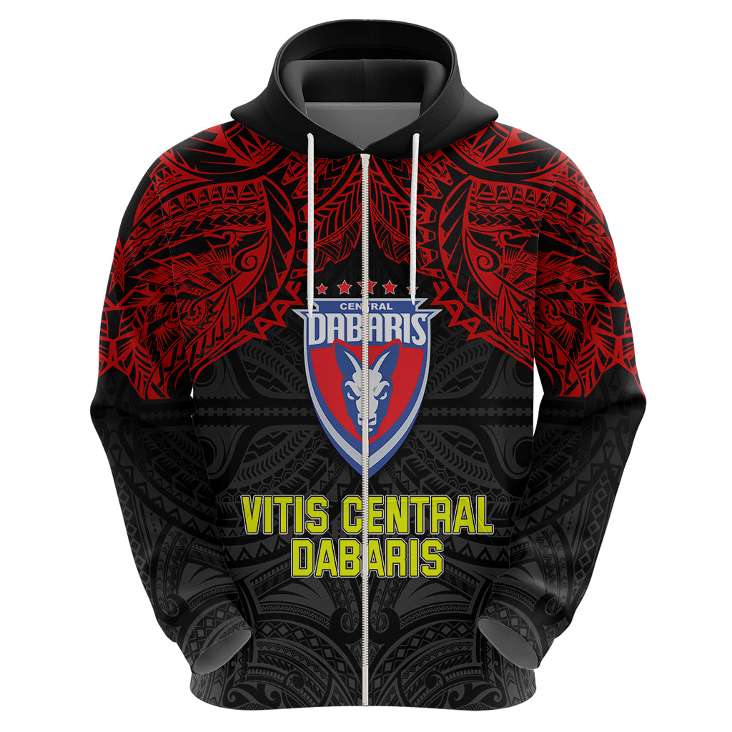 Vitis Central Dabaris Rugby Hoodie Papua New Guinea Polynesian Tattoo LT03 - Polynesian Pride