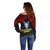 Vitis Central Dabaris Rugby Off Shoulder Sweater Papua New Guinea Polynesian Tattoo LT03 - Polynesian Pride