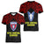 Vitis Central Dabaris Rugby Women V Neck T Shirt Papua New Guinea Polynesian Tattoo LT03 - Polynesian Pride