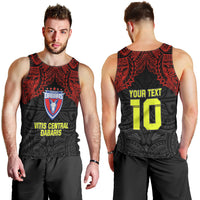 Custom Vitis Central Dabaris Rugby Men Tank Top Papua New Guinea Polynesian Tattoo LT03 - Polynesian Pride