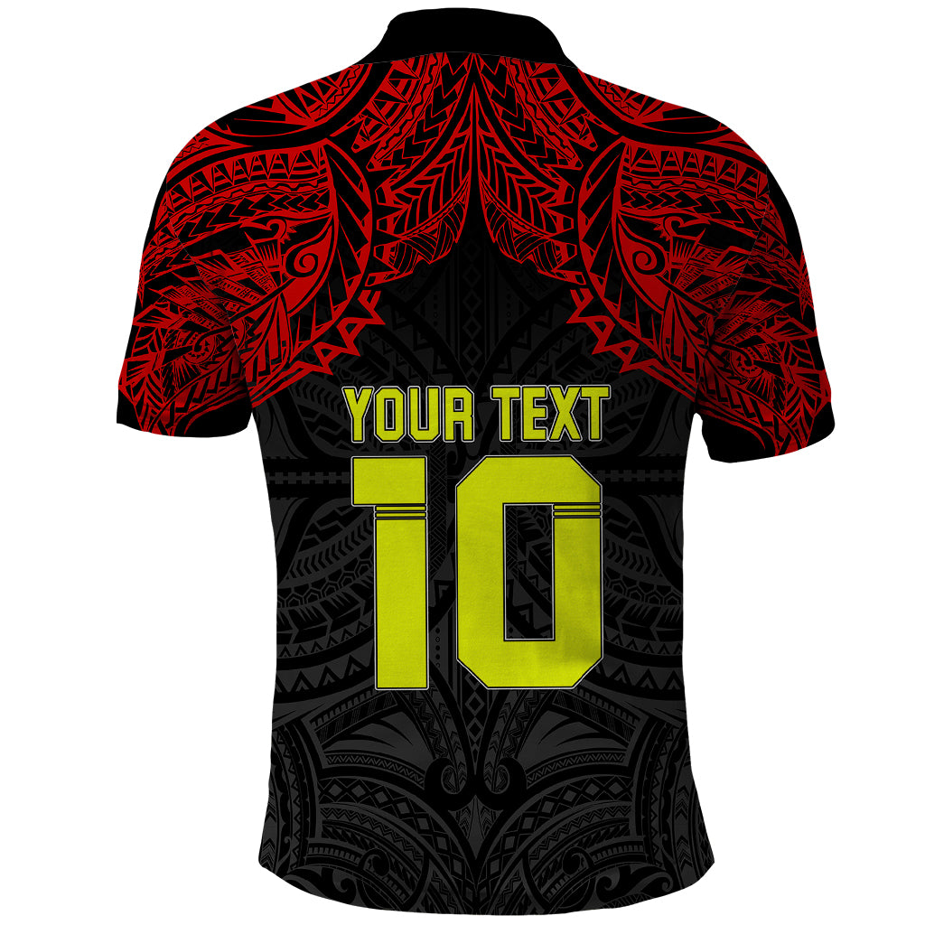 Custom Vitis Central Dabaris Rugby Polo Shirt Papua New Guinea Polynesian Tattoo LT03 - Polynesian Pride