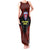 Custom Vitis Central Dabaris Rugby Tank Maxi Dress Papua New Guinea Polynesian Tattoo LT03 Women Red - Polynesian Pride