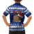 Personalised Tokelau Christmas Family Matching Short Sleeve Bodycon Dress and Hawaiian Shirt Santa Claus Tokelau Flag and Coat of Arms with Polynesian Pattern LT03 - Polynesian Pride