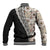 Tukenny Pattern Fijian War Clubs Mix Tapa Tribal Baseball Jacket LT03 - Polynesian Pride