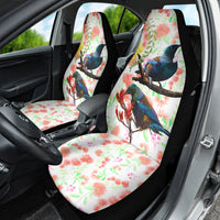 New Zealand Pohutukawa Tui Bird Car Seat Cover Kowhai Version LT03 - Polynesian Pride