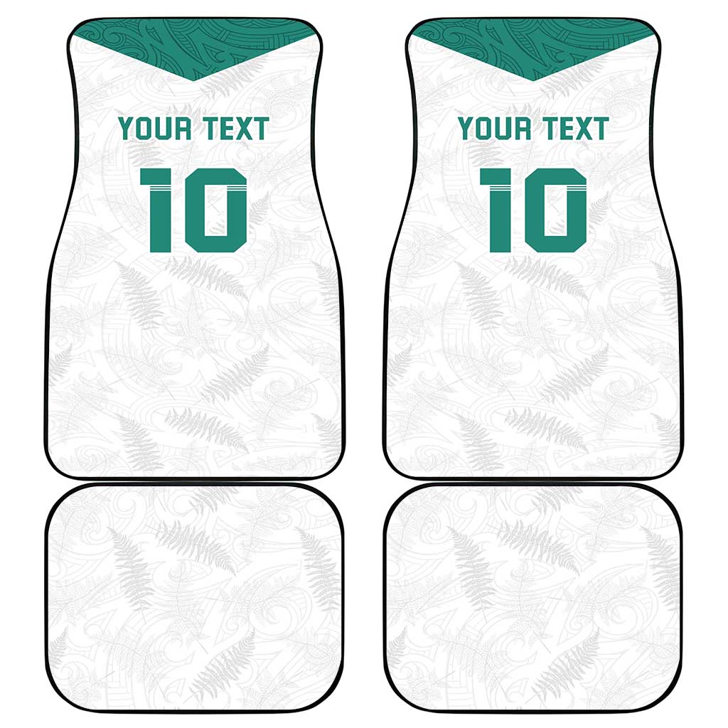 Custom New Zealand Football Car Mats Go All Silver Ferns - Towards World Cup 2026