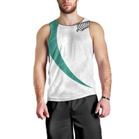 Custom New Zealand Football Men Tank Top Go All Silver Ferns - Towards World Cup 2026