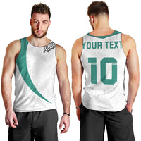 Custom New Zealand Football Men Tank Top Go All Silver Ferns - Towards World Cup 2026