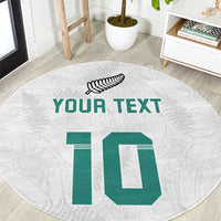 Custom New Zealand Football Round Carpet Go All Silver Ferns - Towards World Cup 2026