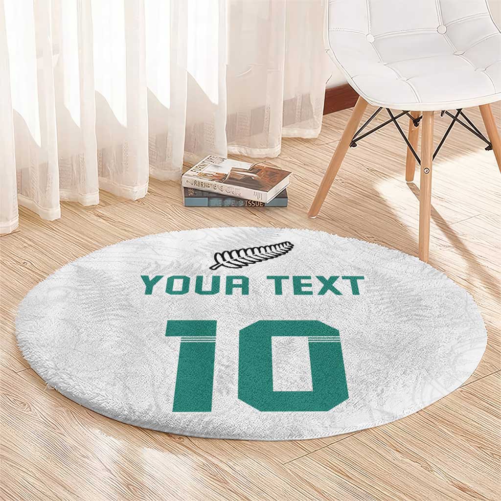 Custom New Zealand Football Round Carpet Go All Silver Ferns - Towards World Cup 2026