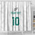 Custom New Zealand Football Shower Curtain Go All Silver Ferns - Towards World Cup 2026