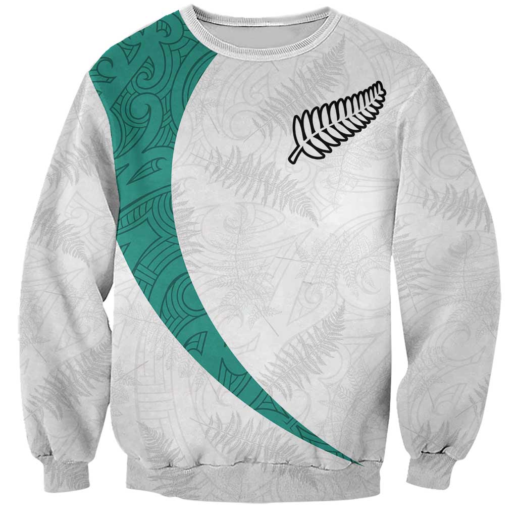 Custom New Zealand Football Sweatshirt Go All Silver Ferns - Towards World Cup 2026