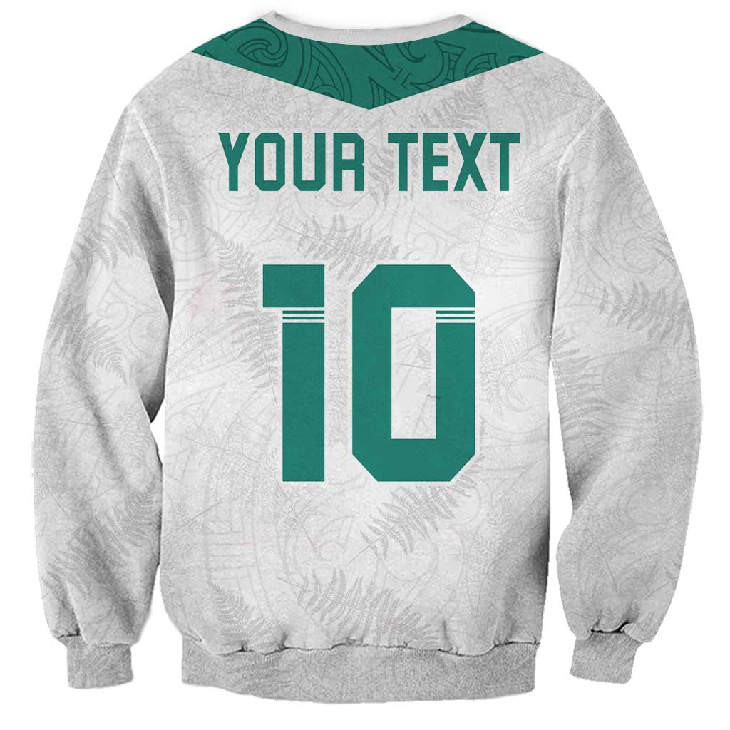Custom New Zealand Football Sweatshirt Go All Silver Ferns - Towards World Cup 2026