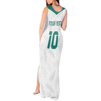 Custom New Zealand Football Tank Maxi Dress Go All Silver Ferns - Towards World Cup 2026