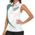 Custom New Zealand Football Women Sleeveless Polo Shirt Go All Silver Ferns - Towards World Cup 2026