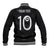 Custom New Zealand Rugby Baseball Jacket All Silver Ferns Blacks