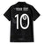 Custom New Zealand Rugby Family Matching Long Sleeve Bodycon Dress and Hawaiian Shirt All Silver Ferns Blacks