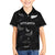 Custom New Zealand Rugby Family Matching Long Sleeve Bodycon Dress and Hawaiian Shirt All Silver Ferns Blacks