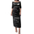 Custom New Zealand Rugby Family Matching Puletasi and Hawaiian Shirt All Silver Ferns Blacks