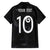 Custom New Zealand Rugby Family Matching Short Sleeve Bodycon Dress and Hawaiian Shirt All Silver Ferns Blacks