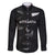 Custom New Zealand Rugby Family Matching Short Sleeve Bodycon Dress and Hawaiian Shirt All Silver Ferns Blacks