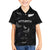 Custom New Zealand Rugby Family Matching Short Sleeve Bodycon Dress and Hawaiian Shirt All Silver Ferns Blacks