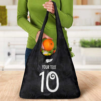 Custom New Zealand Rugby Grocery Bag All Silver Ferns Blacks
