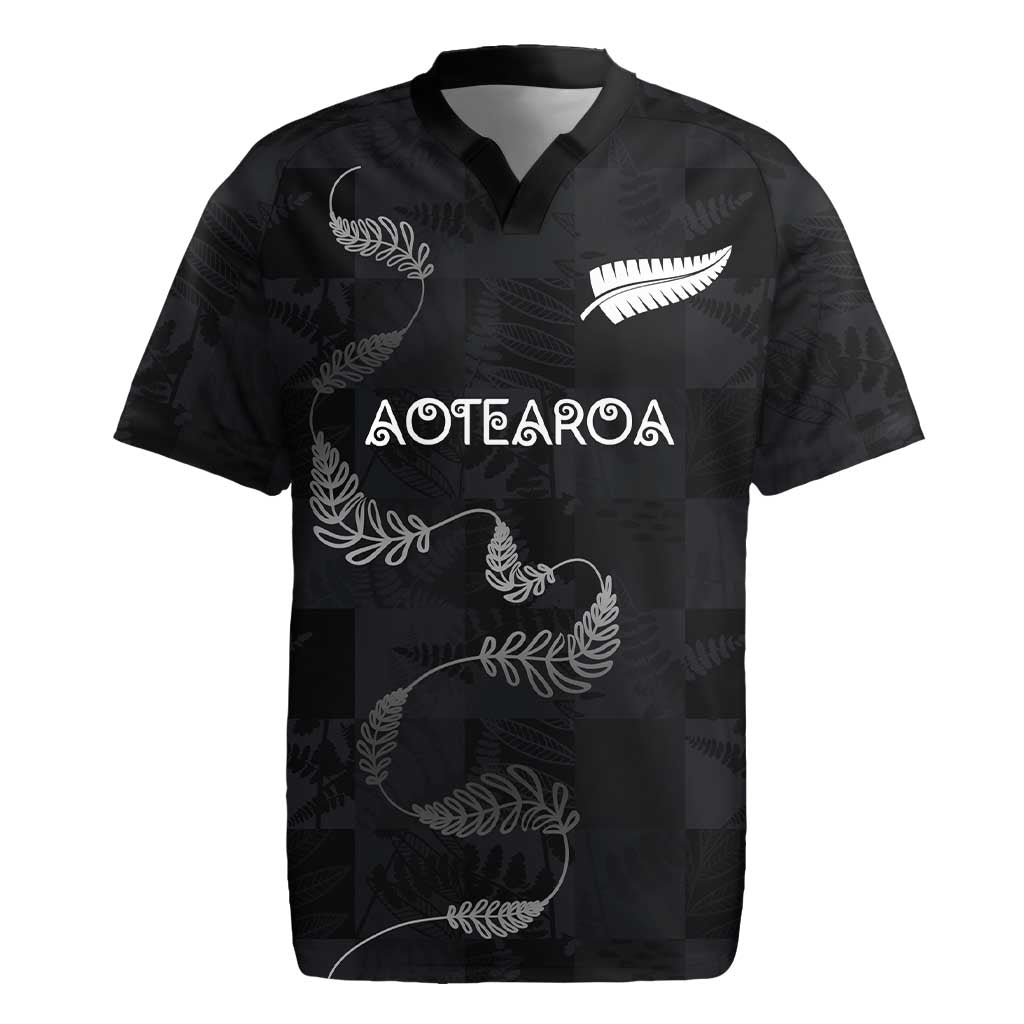Custom New Zealand Rugby Rugby Jersey All Silver Ferns Blacks