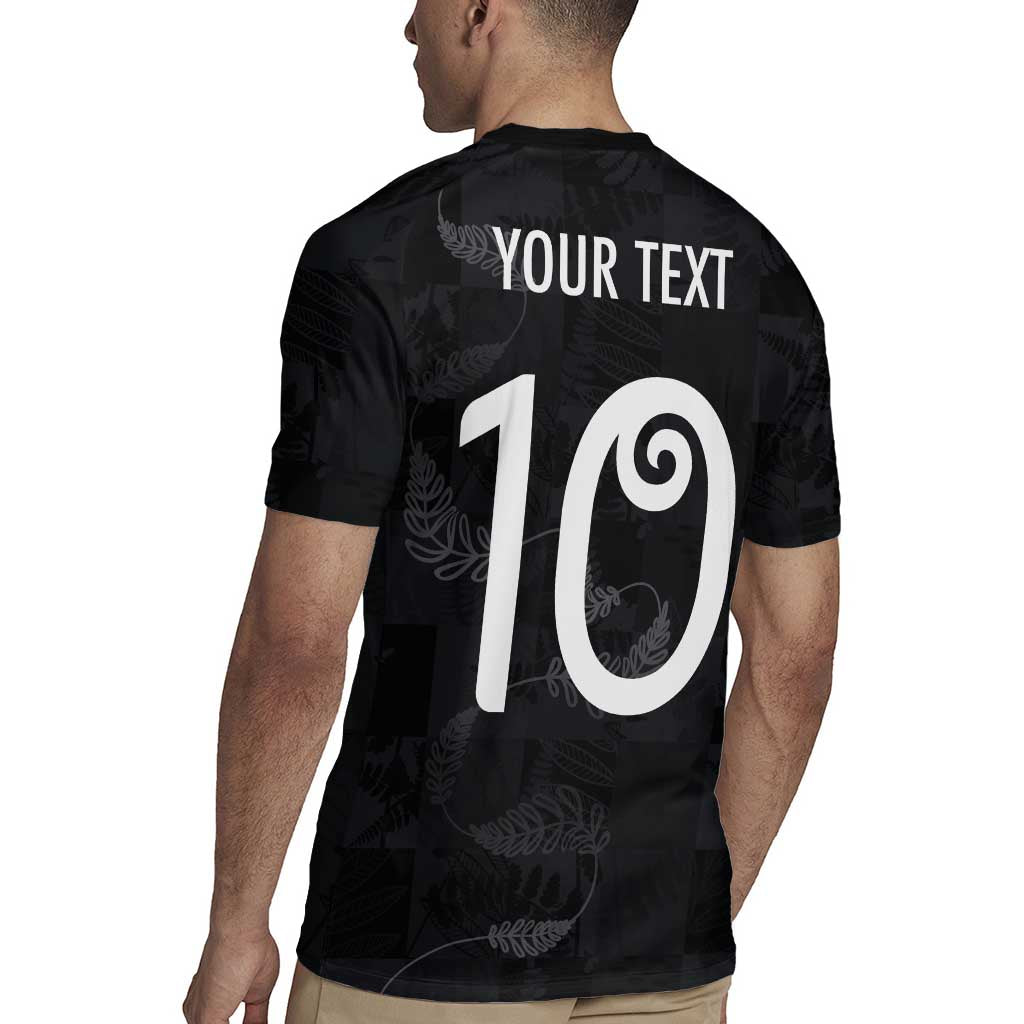 Custom New Zealand Rugby Rugby Jersey All Silver Ferns Blacks