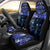 New Zealand Matariki Car Seat Cover Maori Pattern and Matariki Sky Night