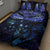 New Zealand Matariki Quilt Bed Set Maori Pattern and Matariki Sky Night