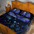 New Zealand Matariki Quilt Bed Set Maori Pattern and Matariki Sky Night