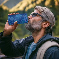 Hawaiian Turtles and Polynesian Art Tattoo 4 in 1 Can Cooler Tumbler Ocean Abyss