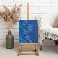 Hawaiian Turtles and Polynesian Art Tattoo Canvas Wall Art Ocean Abyss LT03 - Polynesian Pride