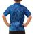 Hawaiian Turtles and Polynesian Art Tattoo Family Matching Off Shoulder Short Dress and Hawaiian Shirt Ocean Abyss