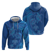 Hawaiian Turtles and Polynesian Art Tattoo Hoodie Ocean Abyss