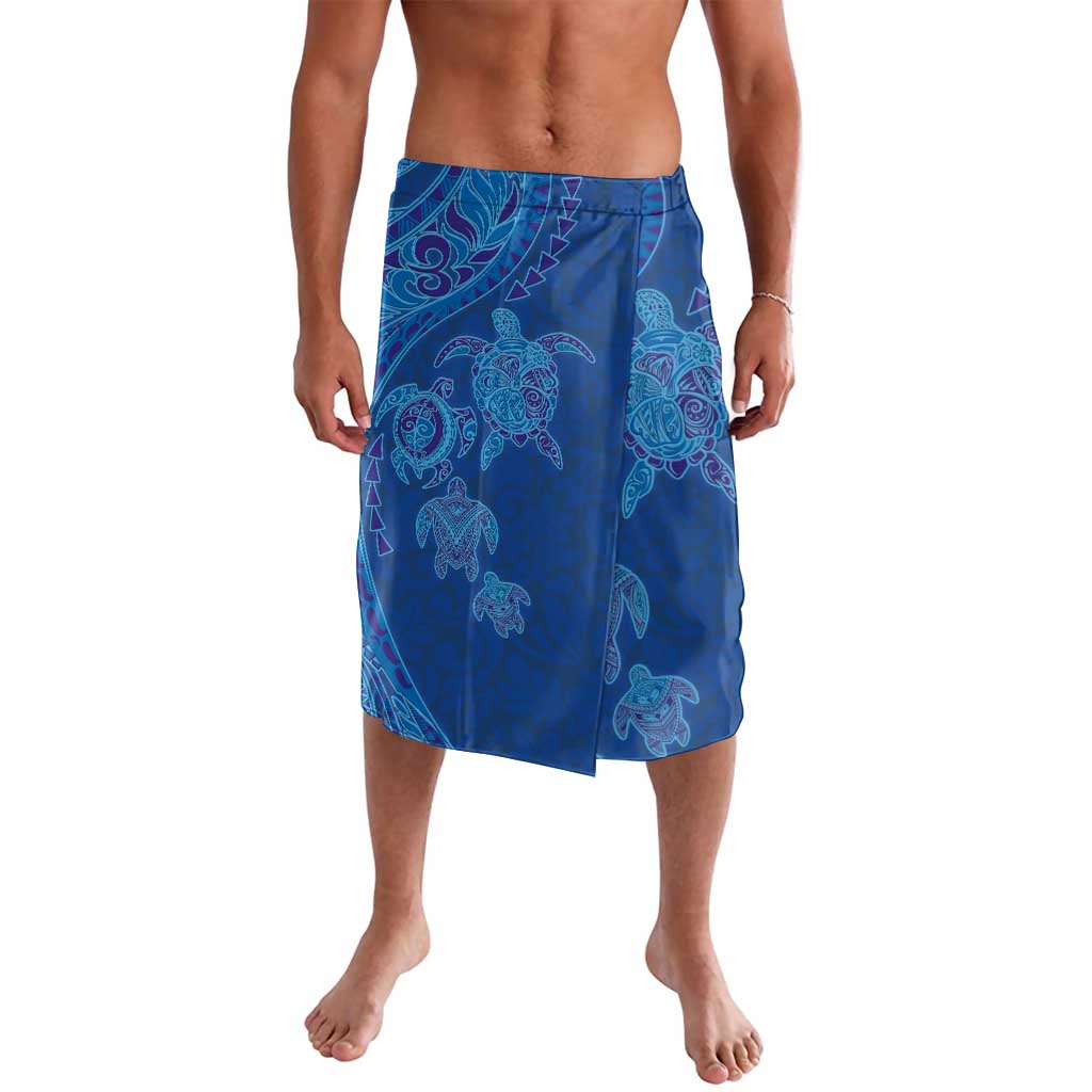 Hawaiian Turtles and Polynesian Art Tattoo Lavalava Ocean Abyss