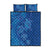 Hawaiian Turtles and Polynesian Art Tattoo Quilt Bed Set Ocean Abyss