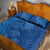 Hawaiian Turtles and Polynesian Art Tattoo Quilt Bed Set Ocean Abyss
