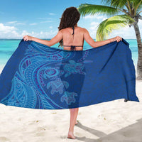 Hawaiian Turtles and Polynesian Art Tattoo Sarong Ocean Abyss