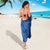 Hawaiian Turtles and Polynesian Art Tattoo Sarong Ocean Abyss