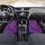 Hawaiian Turtles and Polynesian Art Tattoo Car Mats Dusky Violet