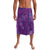 Hawaiian Turtles and Polynesian Art Tattoo Lavalava Dusky Violet