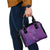 Hawaiian Turtles and Polynesian Art Tattoo Shoulder Handbag Dusky Violet