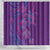 Hawaiian Turtles and Polynesian Art Tattoo Shower Curtain Dusky Violet