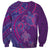 Hawaiian Turtles and Polynesian Art Tattoo Sweatshirt Dusky Violet