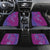 Hawaiian Turtles and Polynesian Art Tattoo Car Mats Cerise