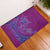 Hawaiian Turtles and Polynesian Art Tattoo Rubber Doormat Cerise